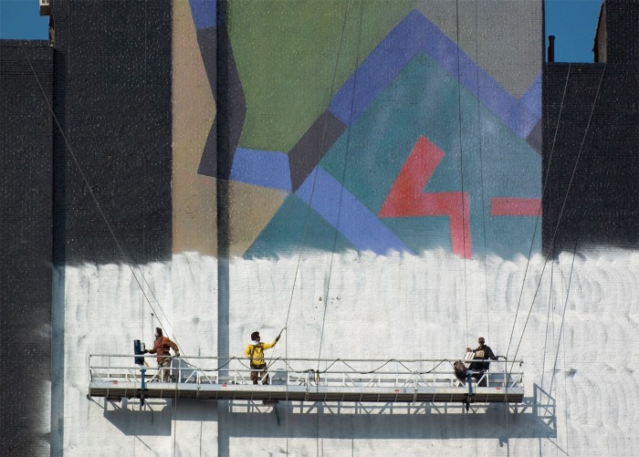 Reclaiming a building, work in progress